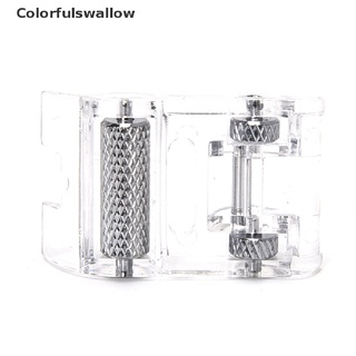 [colorfulswallow] Nuevo prensatelas portátil Mini rodillo de vástago bajo para máquina de coser de cuero para el hogar (3)