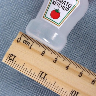 2Pcs 25ML Mini Tomate Ketchup Botella Portátil Salsa Contenedor Ensalada P7P8 A3C7 (5)