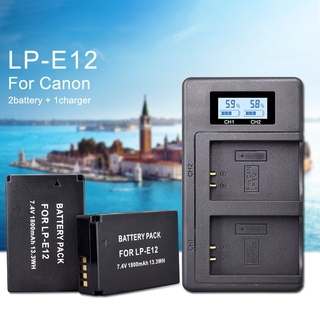 LP-E12 batería para Canon EOS M10 M50 100D Micro cargador Digital de cámara individual
