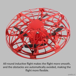 ufo mini drone sensor infrarrojo ufo juguete volador de inducción aviones quadcopter