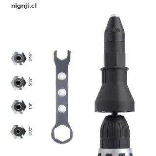 NIGN 1Set electric rivet nut gun riveting tool cordless riveting drill adaptor CL