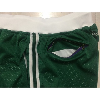 nba shorts boston celtics pantalones cortos deportivos versión de bolsillo verde (7)