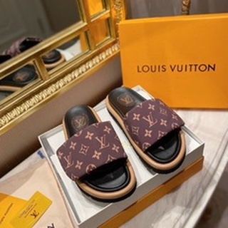 ¡listo En inventario! Louis Vuitton. Nuevos zapatos de verano 2021 de Moda cómoda para mujer/zapatos planos para mujer