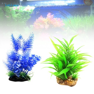 leblama acuario artificial de agua hierba hierba planta tanque de peces paisaje adorno decoración