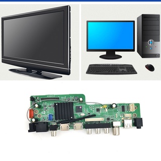 R* MS368V Quad Core Web Television placa base con mando a distancia LCD Driver Board soporte RJ45 DTMB televisión analógica