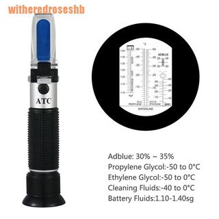 (witheredroseshb) Handheld Antifreeze Refractometer Freezing Point Adblue Atc Photorefractometer