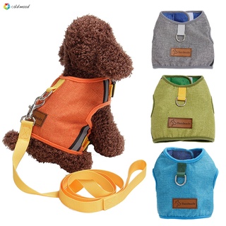 [COD] Pet Vest Chest Strap Comfortable Vest Harness and Leash Set Adjustable Rope Leash Pet Supplies For Dog Cat