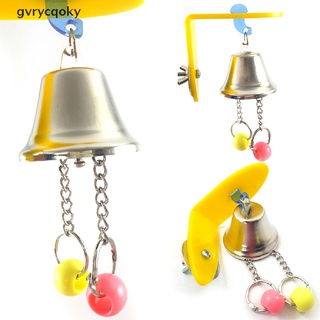 [gvry] pájaro loro juguete masticar juguetes grandes campanas de mascota jaula campana swing colgando campana juguetes