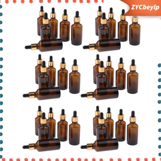 36 botellas vacías cuentagotas rellenables de aceite esencial tarro cosmético enlatado 30 ml (3)