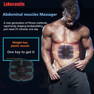 lakecoutin estimulador muscular abdominal ejercitador fitness masajeador eléctrico abdomen máquina
