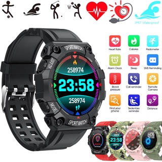 [Listo Stock] FD68S Full Touch Smart Bluetooth Impermeable Deporte Frecuencia Cardíaca Monitor De Presión Arterial Fitness Tracker Reloj