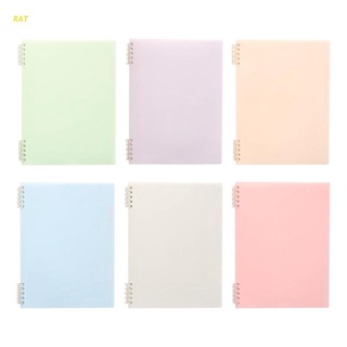 Rata 1pcs A5 B5 Morandi Color Series Binder cuaderno de papel núcleo de hoja suelta papeles (1)
