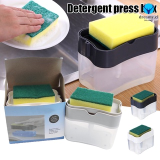 dispensador de jabón líquido botella desmontable automática lavaplatos líquido caja de prensa práctica cocina herramienta de limpieza (1)