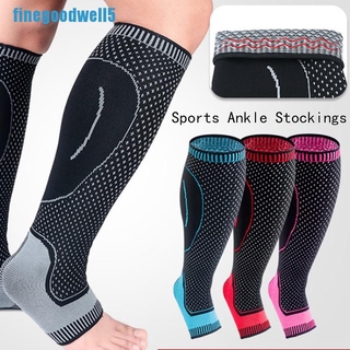 Fjae 1 pza calcetines De compresión deportivos soporte Ortopédico rodilla Alta pantorrilla No tobillo protector Fkaz