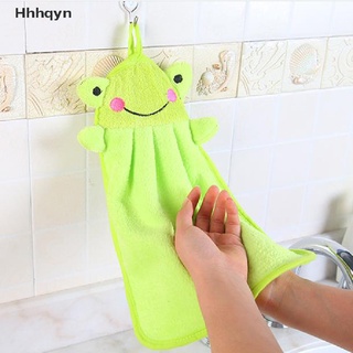 hyn> 1 pza toalla de mano para niños/niños/toalla de felpa suave para colgar animales/toalla de baño bien