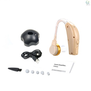 mini dispositivo recargable para amplificador de audífonos/sonido con base de recarga