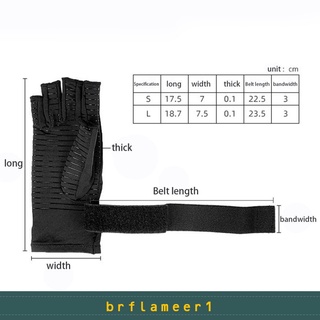Brflameer1 guante De compresión De Cobre Para hombres y mujeres/Aliviar dolor/tunel/ejercicio