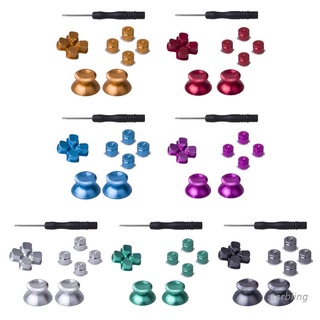 Star Metal Bullet botones ABXY botones + pulgares agarre pulgar y D-pad para PS4