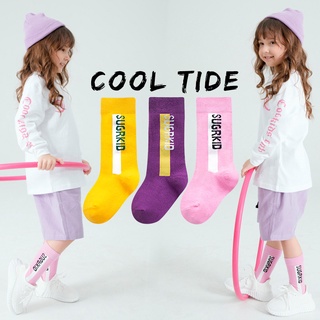 cinco pares de calcetines infantiles color caramelo para niña/calcetines de casa de caramelos