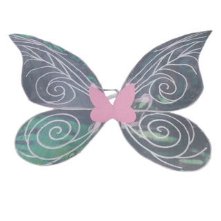 Women Shiny Colorful Butterfly Fairy Wings Dress Up Costume Angel Wings Prop