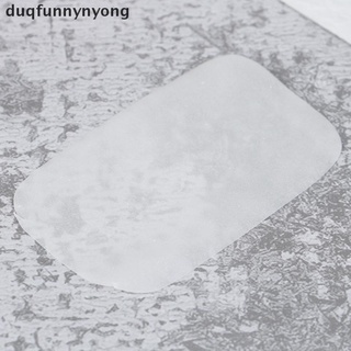 [duq] 20pcs portátil jabón caja de papel de lavado de manos baño limpio hojas desechables perfumadas