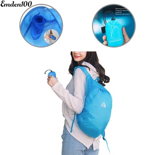 Emden100 Nylon plegable pequeña mochila actividad al aire libre mochila Packable de gran capacidad para viajes