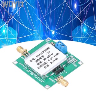 woyi1 módulo atenuador digital rf pe43703 dc 5v 9k‐6ghz 0.25db paso a 31.75db placa de disipación de calor (9)