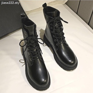 ▩☄Martin boots wanita gaya Britain 2020 kasut kurus merah bersih baru pelajar versi Korea musim luruh dan musim sejuk serta kasut pendek baldu