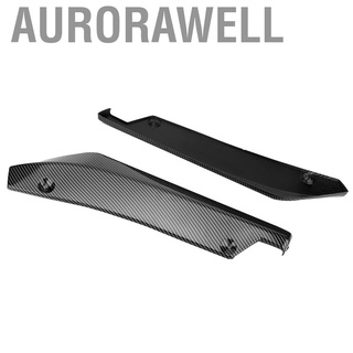 Aurorawell Canard Protector Universal coche fibra de carbono textura parachoques trasero envoltura de labios divisores difusor proteger