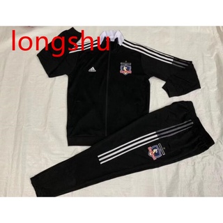 jacket 2021 2022 colo colo Chile League black soccer jacket soccer long pants soccer football jacket suit S-XXL (1)