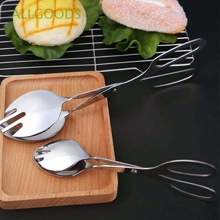 Allgoods - Clip de acero inoxidable para alimentos, Buffet, utensilios de cocina, pinza para barbacoa, aperitivo, ensalada, pan, cocina