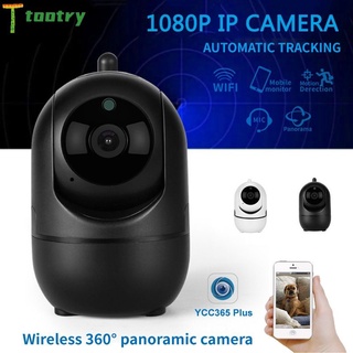 t YCC365 PLUS Smart IP Camera HD 1080P Cloud Wireless Wifi Camera Automatic Tracking Infrared Surveillance Cameras tootry