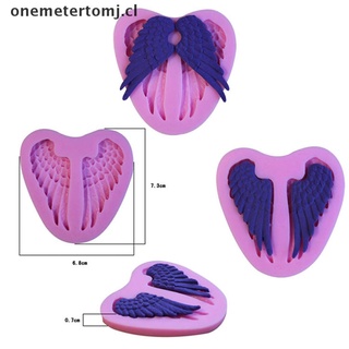【onemetertomj】 New Angel Wings Fondant Mould Sugarcraft Cake Baking Decoration Tool Silicone Mold CL
