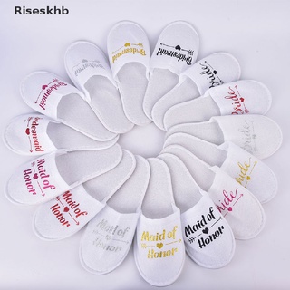 riseskhb 1 par de zapatillas de fiesta para dama de honor/decoración de novia/boda/suministros de fiesta para damas *venta caliente