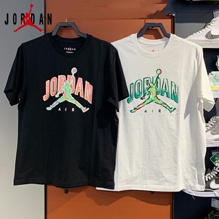 jordan 100% original manga corta hombres mujeres baloncesto entrenamiento deportes transpirable cuello redondo camiseta cz8384