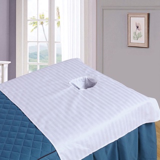 algodón suave spa masaje mesa cubierta belleza slaon cama cara agujero toalla toalla