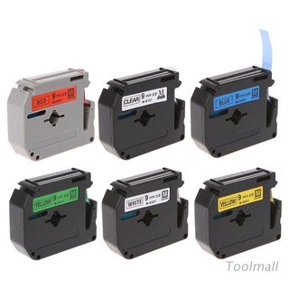 TOOL Label Tape Printer Ribbon 9mm Width MK Series For Brother P-touch Label Maker