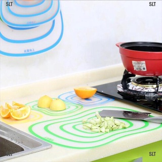<SLT> Thin Flexible Fruit Vegetable Meat Cutting Chopping Board Mat Pad Kitchen Tool
