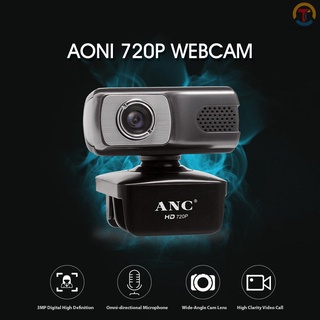 Aoni Webcam Usb Na video Call Computador Portátil 720p Web Cam ▶ De enseñanza remota+estudio Webcast cámara con M (4)