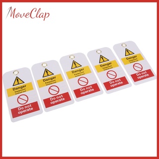 [precio De actividad] 5PCS seguridad Lockout Tagout Tagout Safety DO-NOT-OPERATE etiqueta de la tarjeta A (1)