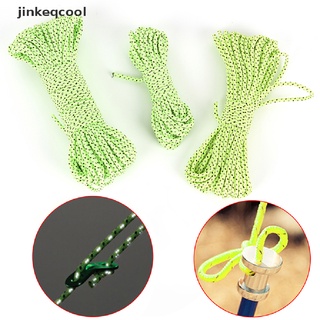 [jinkeqcool] cuerda de tienda multifunción reflectante para acampar al aire libre, durable, polipropileno, caliente