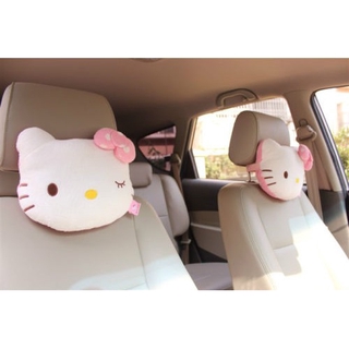 1 almohada de asiento de coche de felpa de dibujos animados de hello kitty (2)