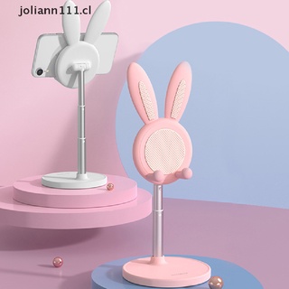 joli lindo conejo conejo escritorio teléfono soporte portátil ajustable tablet titular cl