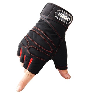 guantes de medio dedo antideslizantes cómodos y transpirables para hombre