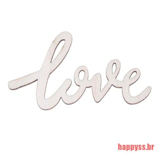 HAPPS - mesa de amor de madera (15 unidades, confeti, dispersión Vintage, rústico, decoración de fiesta de boda) (4)