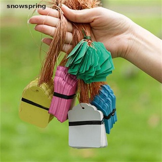 snowspring 100pcs joyería ropa mercancía jardinería marca etiqueta precio etiquetas 5*3,5 cm cl