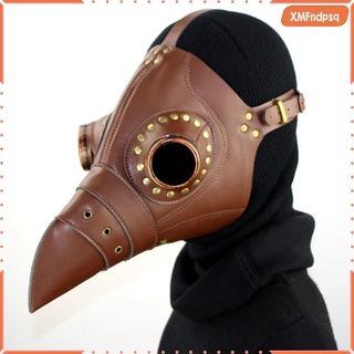 peste doctor máscara pájaros nariz larga cuero sintético steampunk halloween props