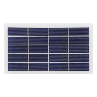 panel solar de silicona policristalino de 173x99mm 2w 5v con clips de cocodrilo