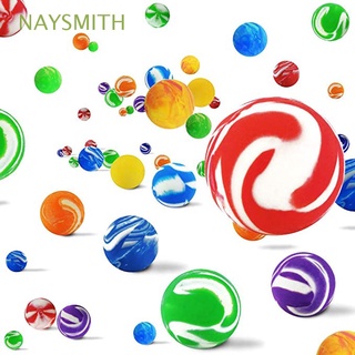 naysmith fiesta favores remolino bolas rebotando divertido juguete bola de goma bolas rebotando juguete elástico colorido 20mm para niños juguetes de baño bolas de saltar