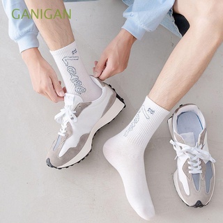 ganigan moda mujeres calcetines de algodón streetwear conejo coreano tobillo calcetines flor parejas fresco para hombres harajuku estilo deportes hosiery